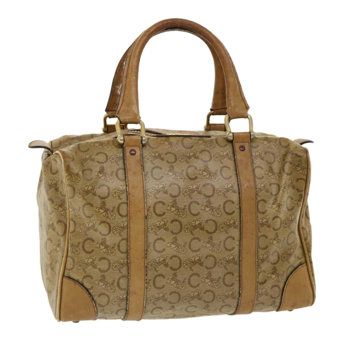 Luxury CELINE Hand Bag PVC Leather Beige 33127