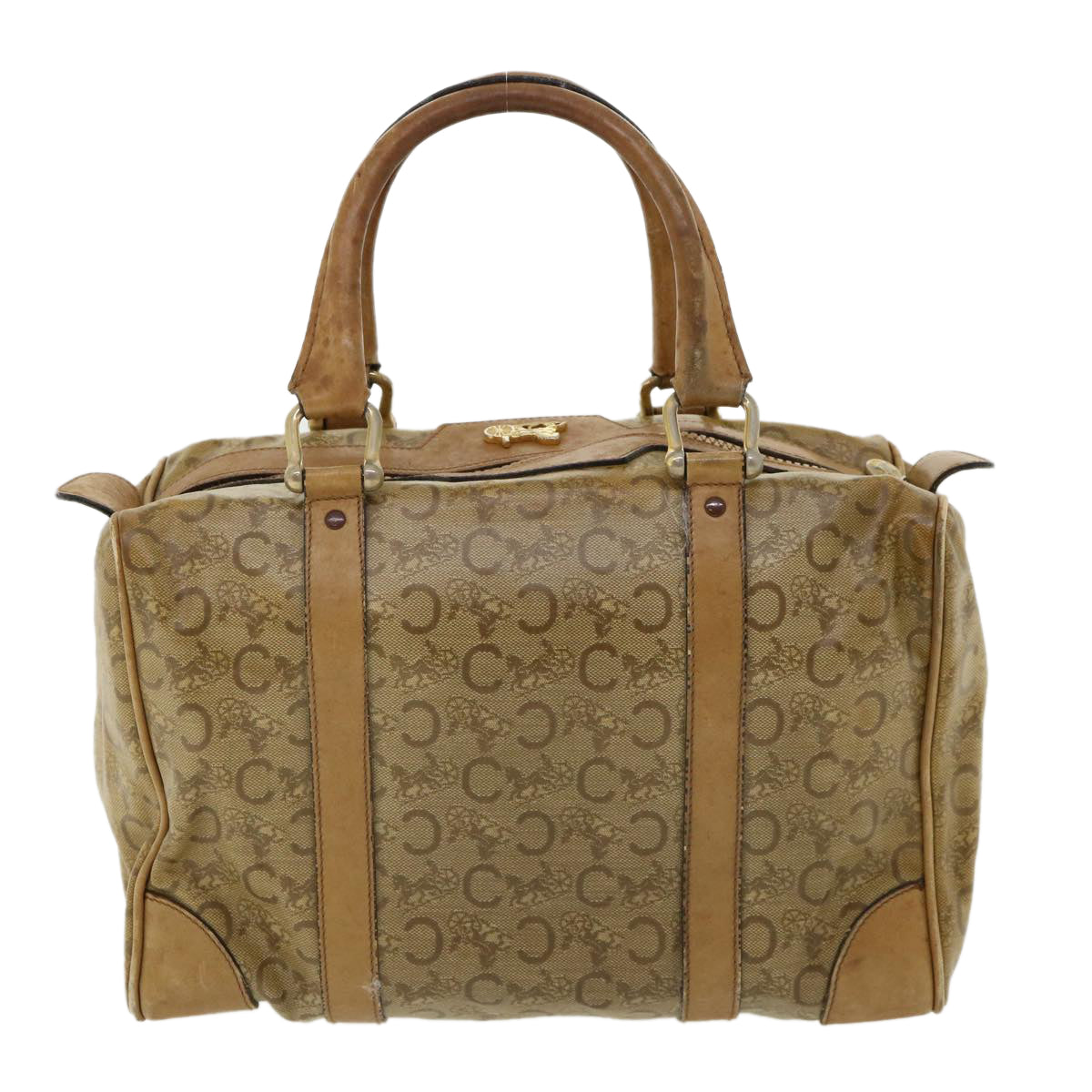 Luxury CELINE Hand Bag PVC Leather Beige 33127