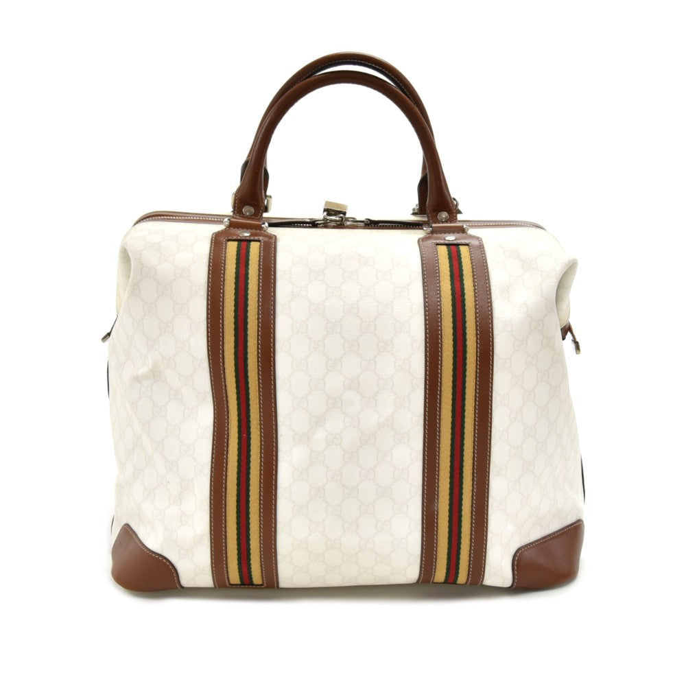 Gucci Supreme Monogram Canvas Web Bag