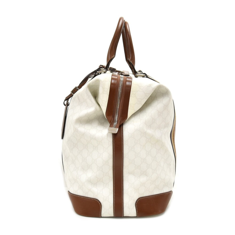 Gucci Supreme Monogram Canvas Web Bag