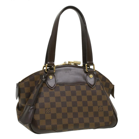 LOUIS VUITTON Damier Ebene Verona PM Hand Bag N41117 LV 33243A