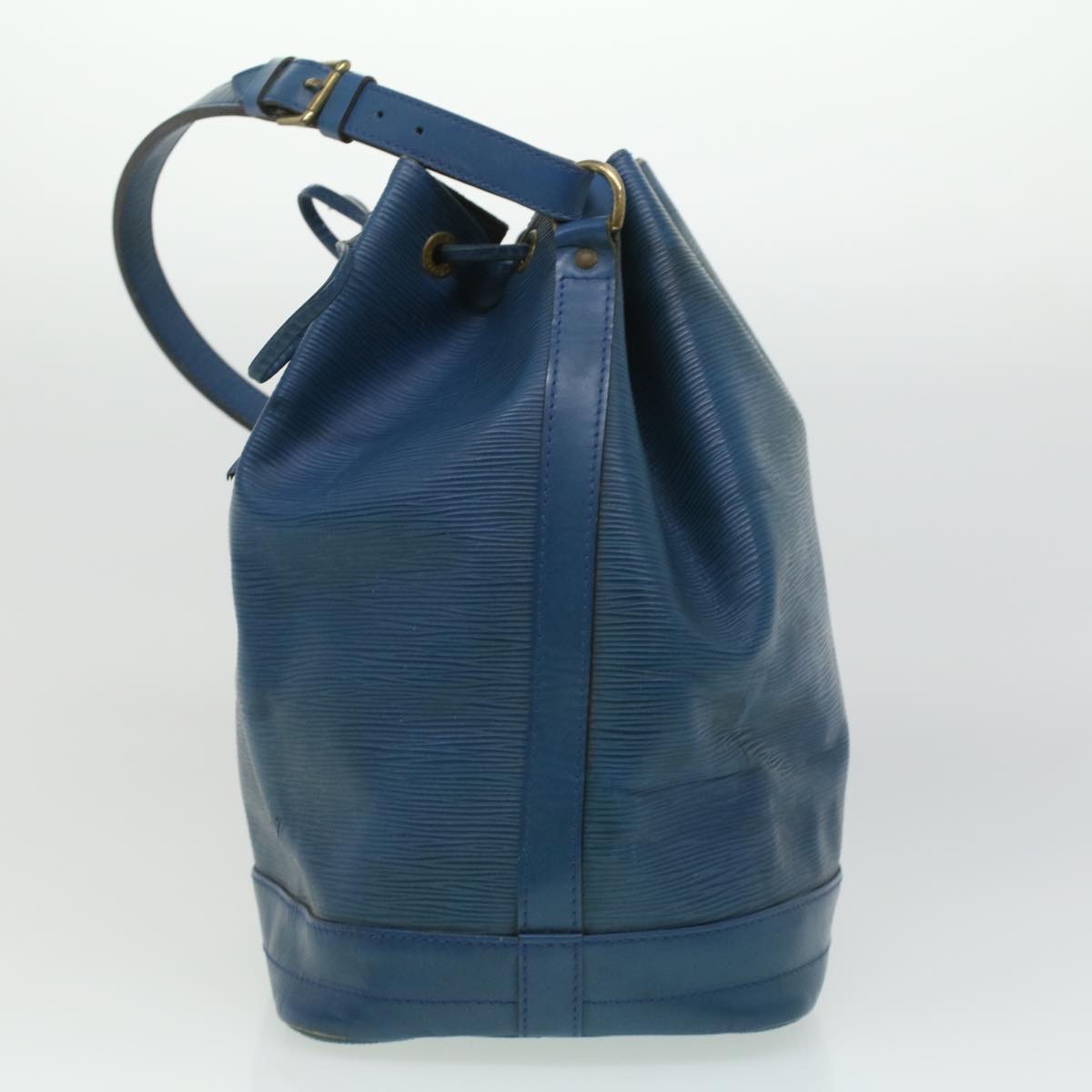 LOUIS VUITTON Epi Noe Shoulder Bag Blue LV Auth