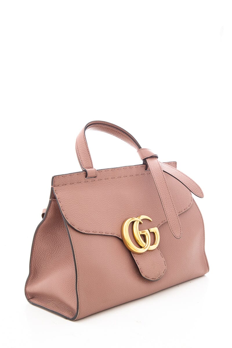 Gucci GG Marmont Pink Leather Handbag