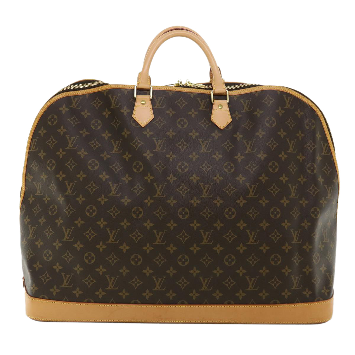 LOUIS VUITTON Monogram Alma Voyage GM Boston Bag M41445 LV 33834A