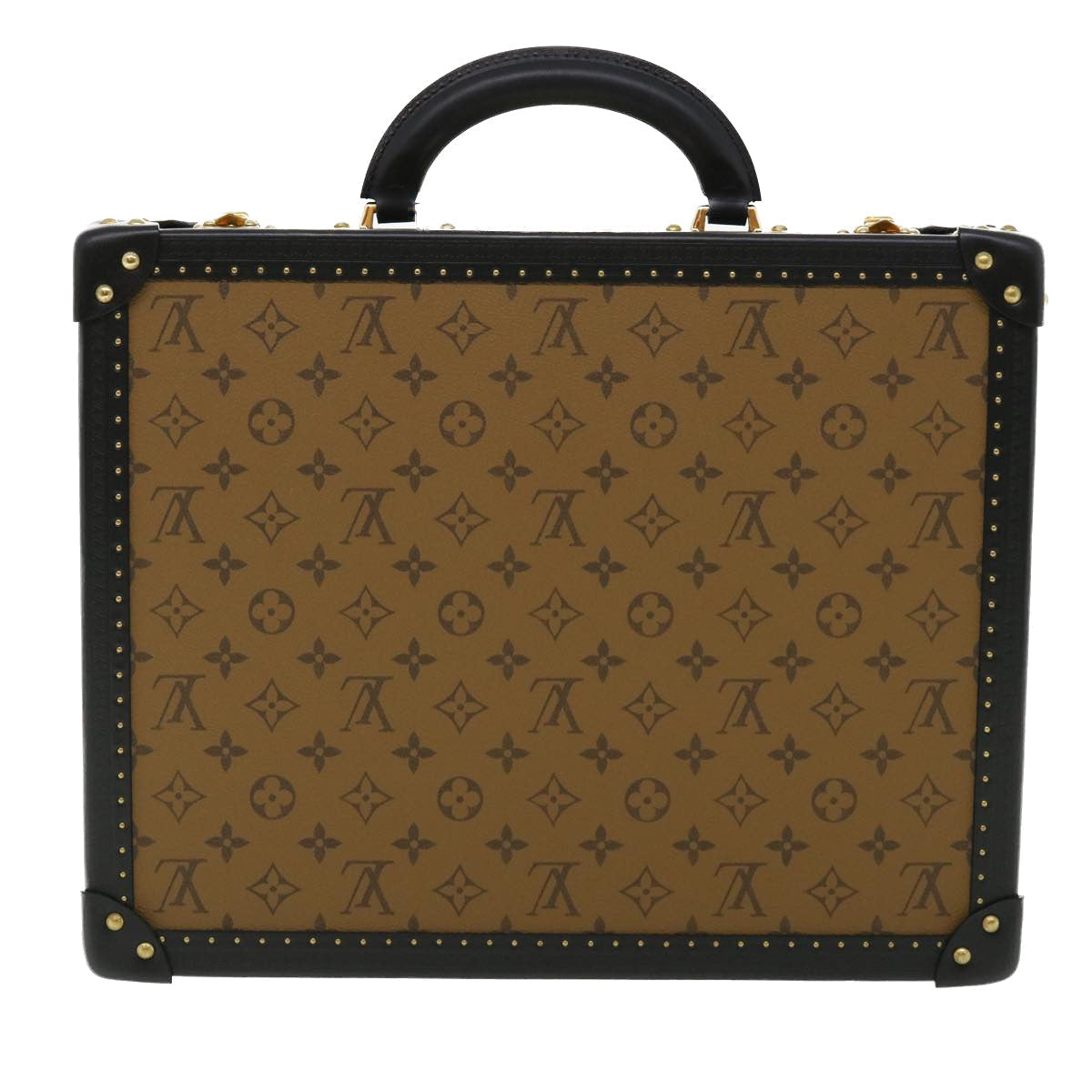 LOUIS VUITTON Monogram Reverse Canvas Cotoville 40 Trunk M20085 LV 34216A