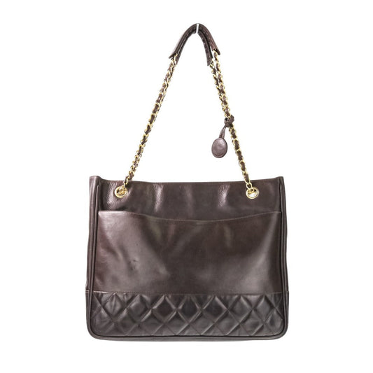 Chanel MatelassÃ© Leather Chain Shoulder Bag