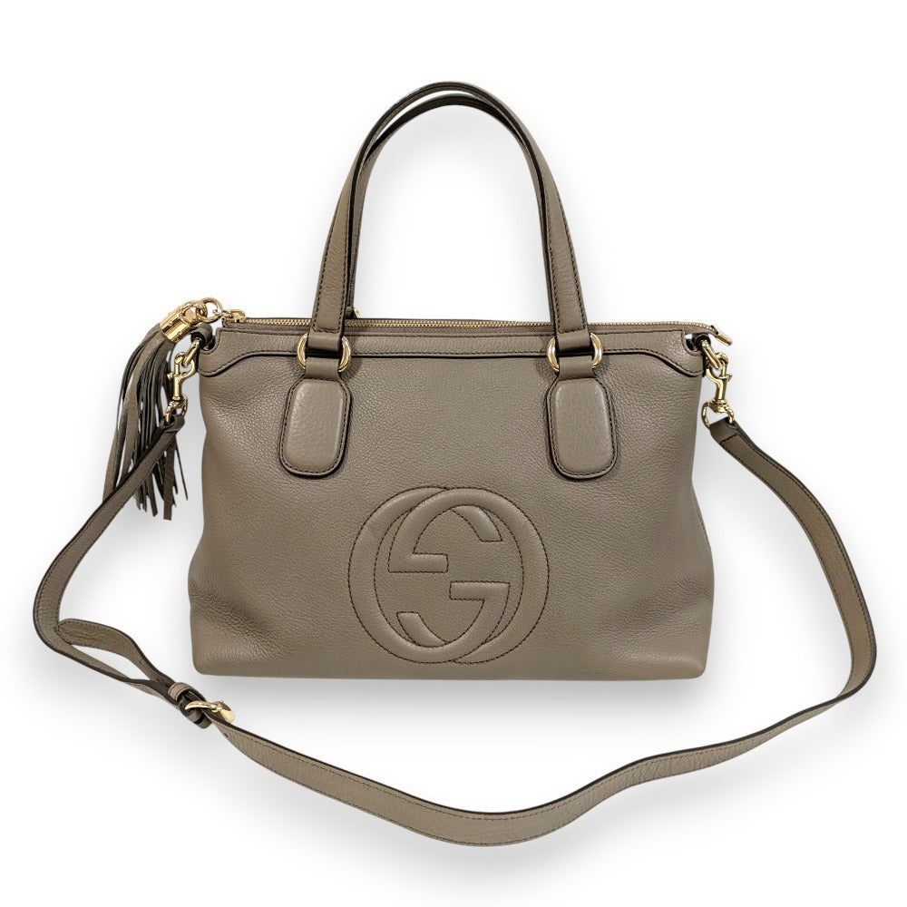 Gucci Soho Interlocking Leather 2way Bag