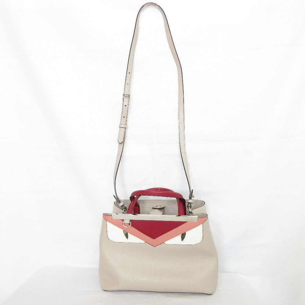 Fendi Origami MEDIUM Canvas Calf Shoulder Bag