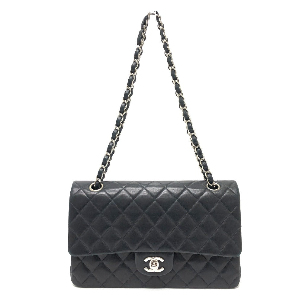 CHANEL Shoulder Bag A01112 lambskin black Matrasse 25
