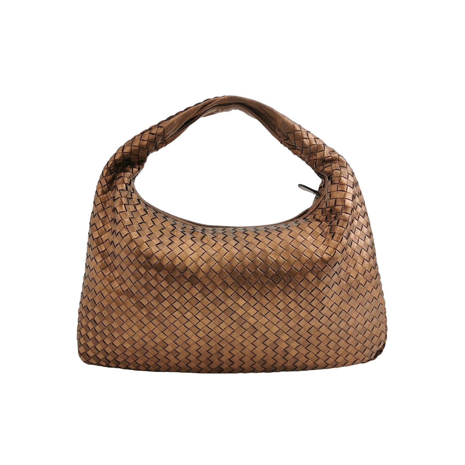 Bottega Veneta Veneta Hobo Large Metallic Copper Leather 46cm