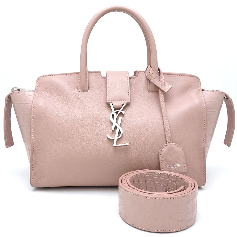 Saint Laurent Baby Downtown Cabas Leather Bag