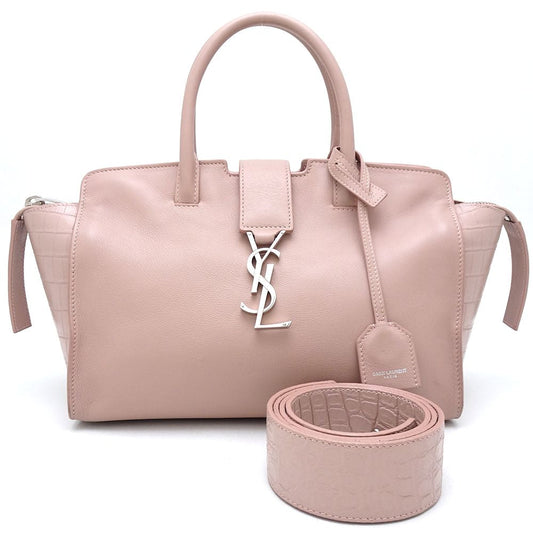 Saint Laurent Baby Downtown Cabas Leather Bag