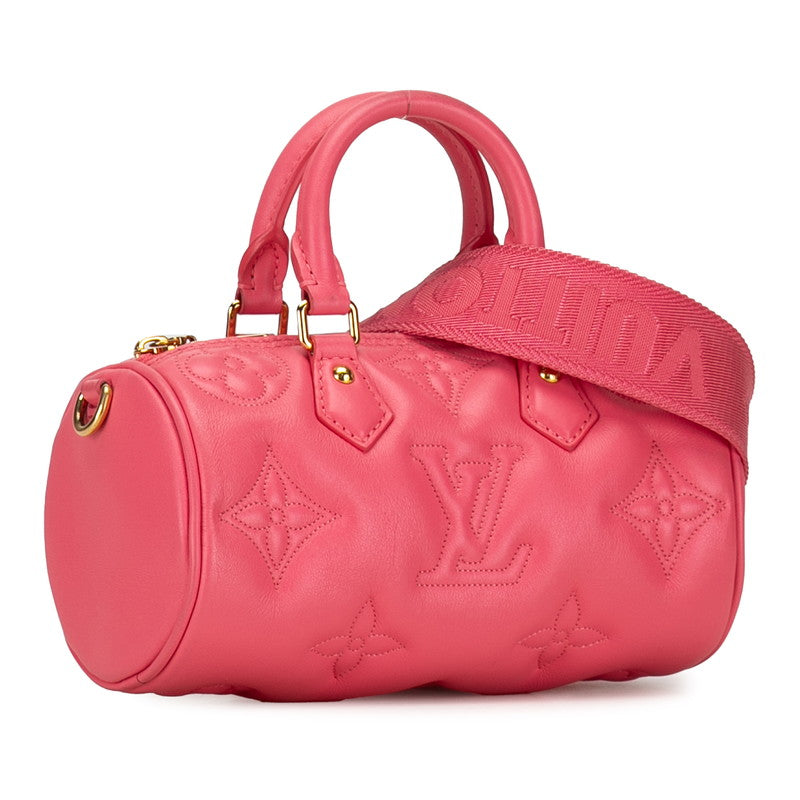 Louis Vuitton Monogram Papillon BB Handbag Chain Shoulder Bag 2WAY M59826 Pink Leather Louis Vuitton