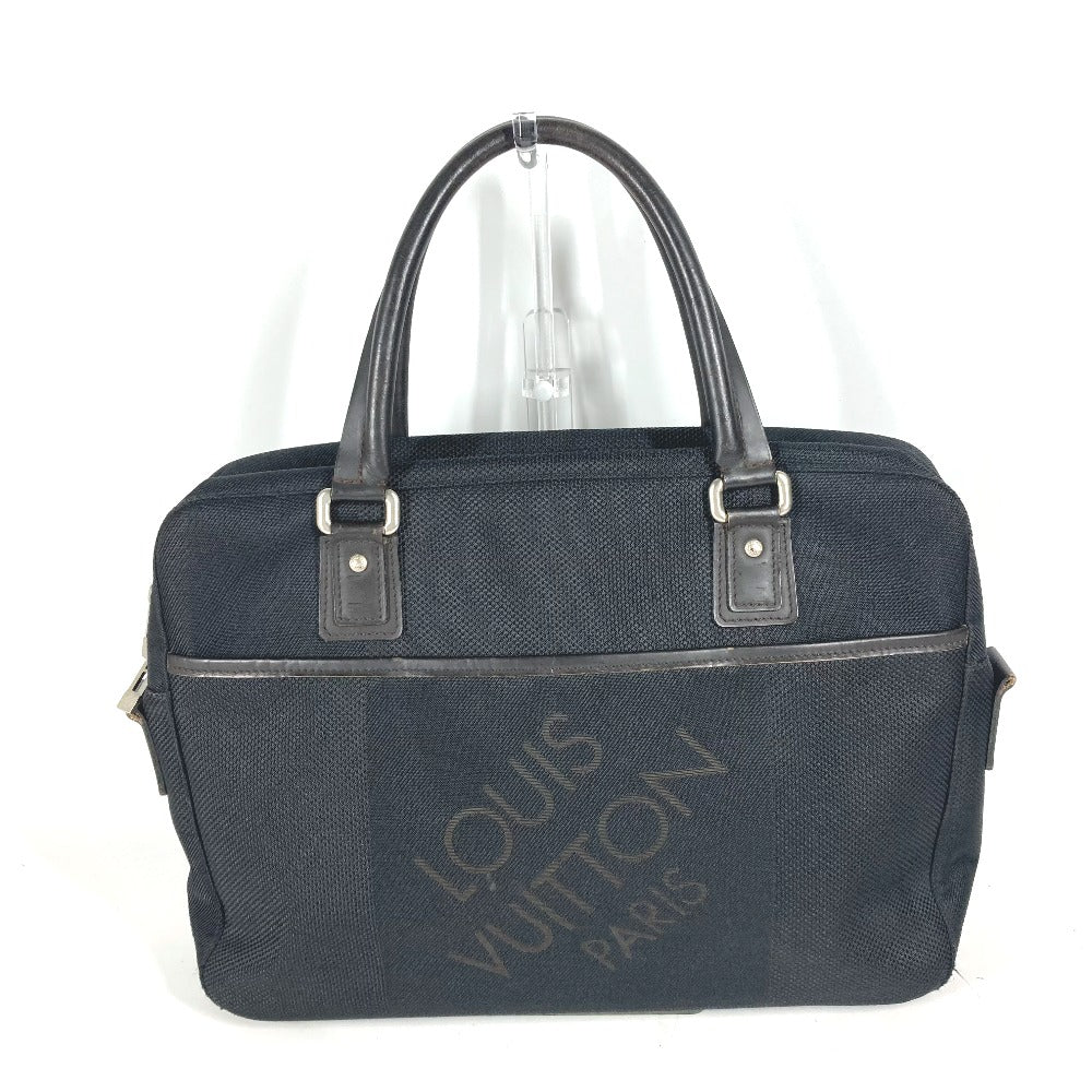 LOUIS VUITTON Business bag Damier Jean Canvas black Damier Jean Yak mens