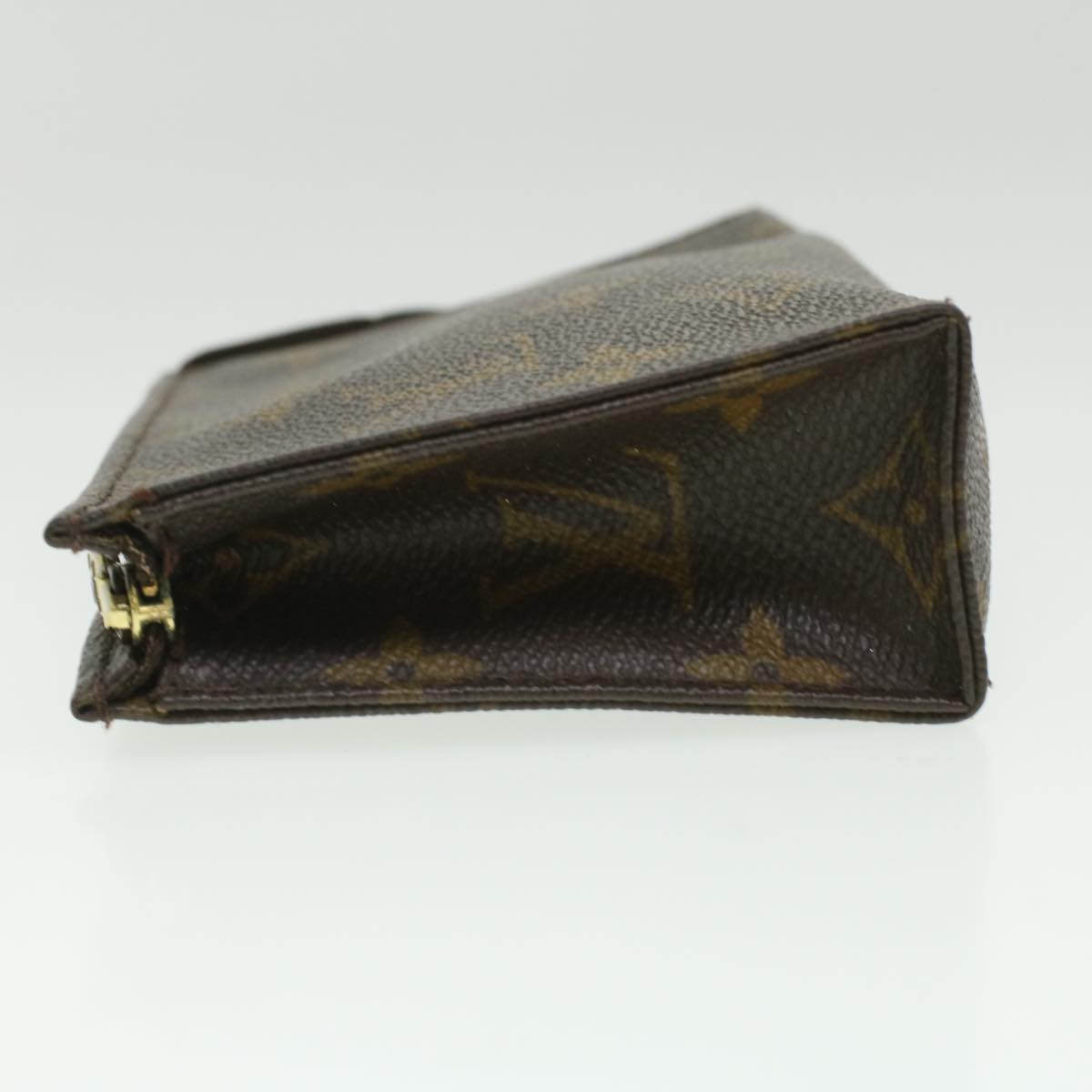 LOUIS VUITTON Monogram Poche Toilette 15 Pouch M47546 LV Auth 35412