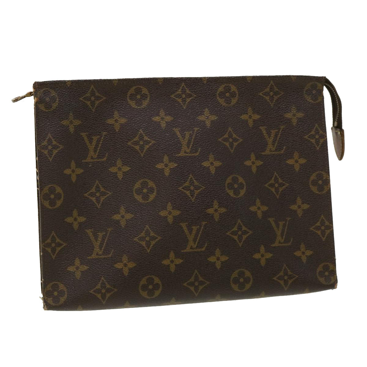 LOUIS VUITTON Monogram Poche Toilette 26 Pouch M47542 LV Auth 35497