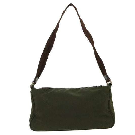 Prada Accessory Pouch Nylon Green Luxury Handbag