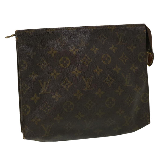 LOUIS VUITTON Monogram Poche Toilette 26 Pouch M47542 LV Auth 35568