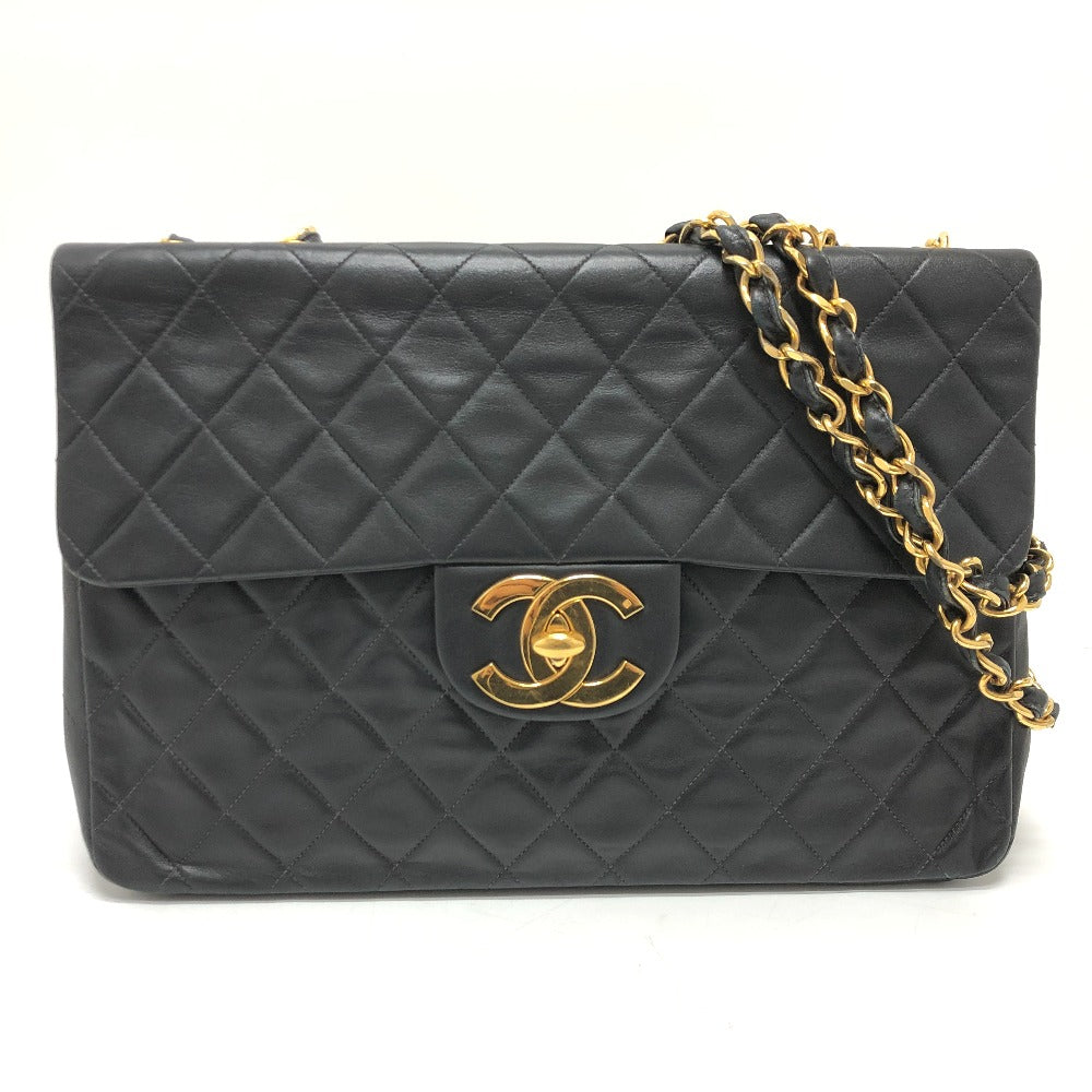 CHANEL Shoulder Bag A01094 lambskin black Matrasse COCO Mark Deca Matelasse 34