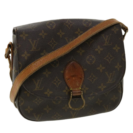 LOUIS VUITTON Monogram Saint Cloud GM Shoulder Bag M51242 LV Auth 35949
