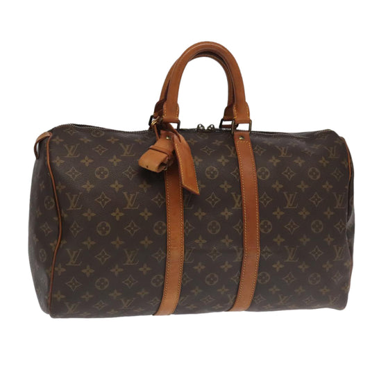 Louis Vuitton Keepall 45 Canvas Travel Bag