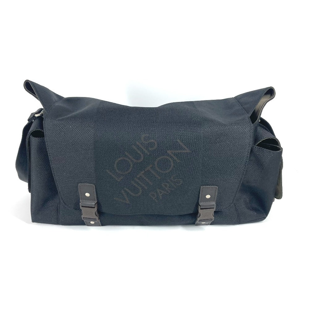 LOUIS VUITTON Shoulder Bag Damier Jean Canvas black Damier Jean Perrier unisex(Unisex)