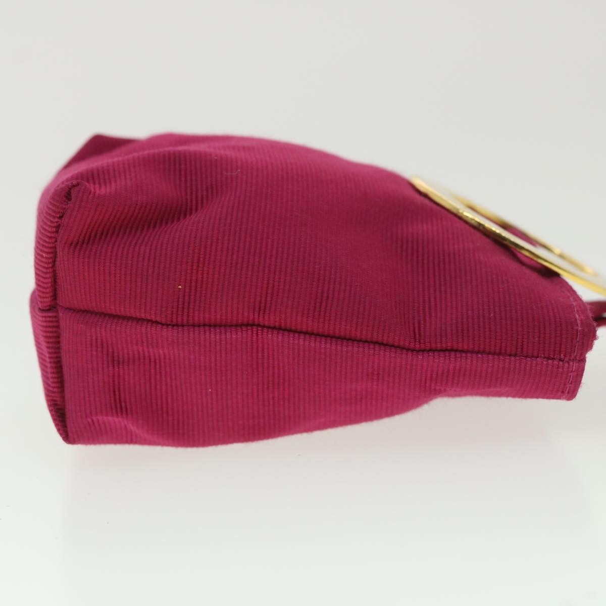 Luxury CELINE Logo Pouch Nylon Red Pink 36350