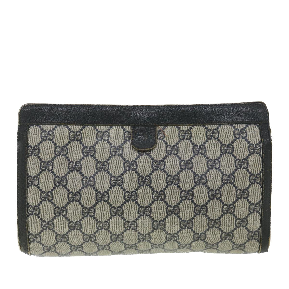 Gucci Leather Canvas Clutch