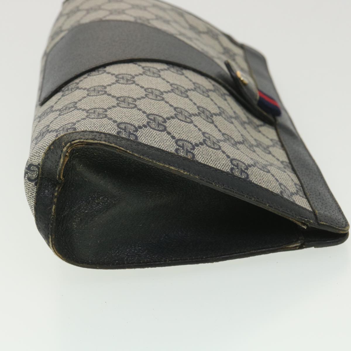 Gucci Leather Canvas Clutch