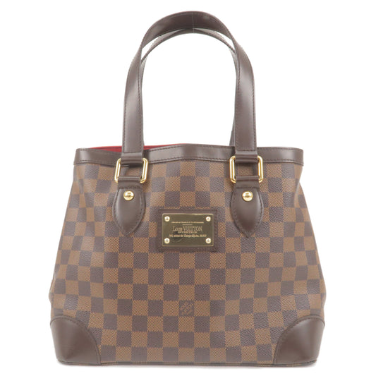 Louis Vuitton Damier Ebene Hampstead PM Hand Bag Tote Bag N51205