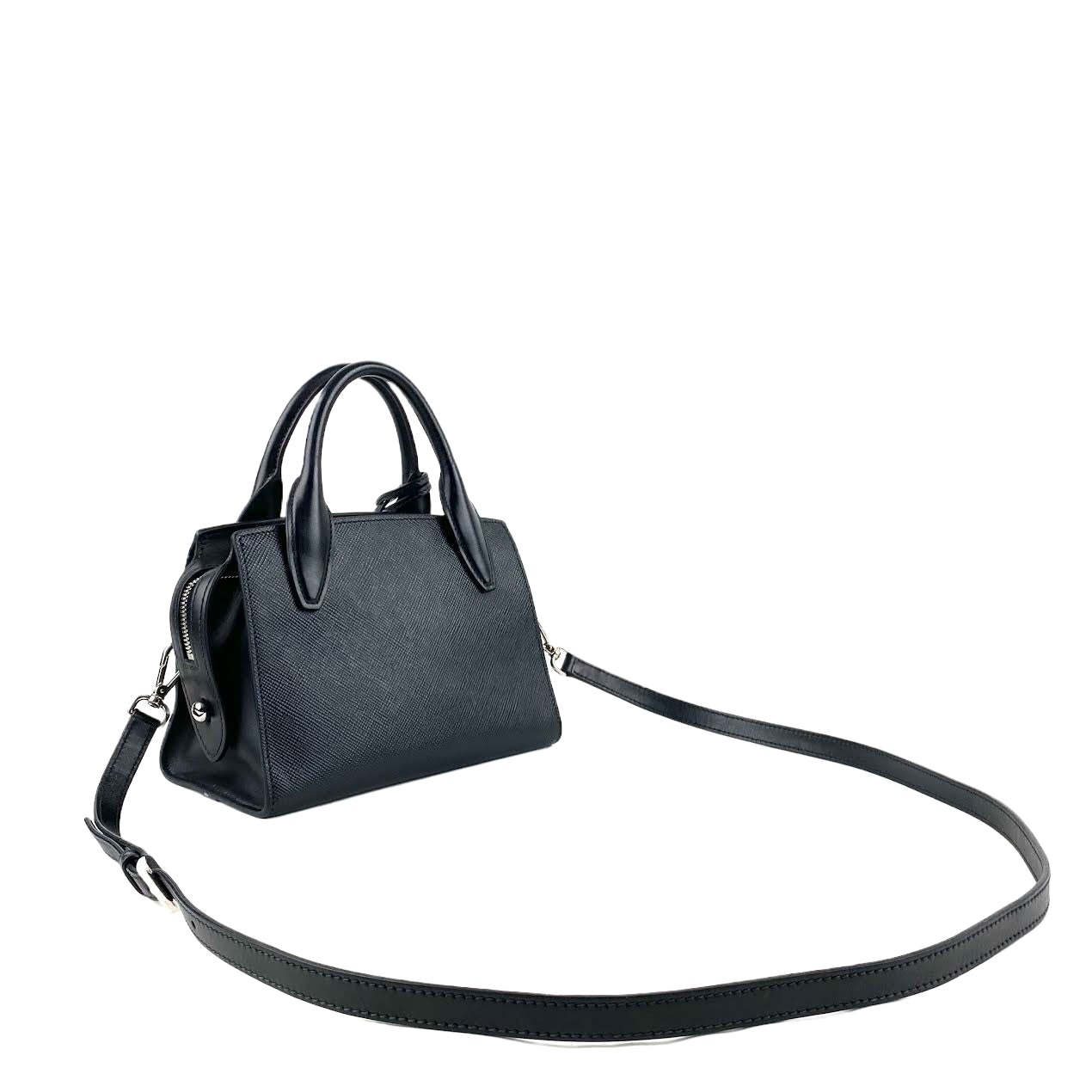 Prada Saffiano Small Kristen Black - OUTLET Luxury Handbag
