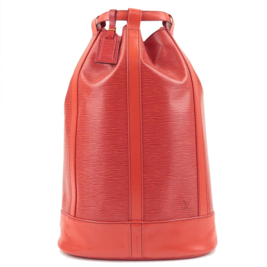 Louis Vuitton Epi Randonnee GM Laundry Bag Castilian Red M43087