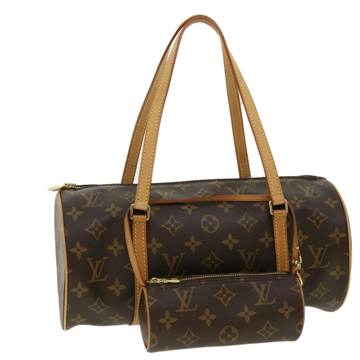 LOUIS VUITTON Monogram Papillon 30 Hand Bag M51385 LV Auth 36771