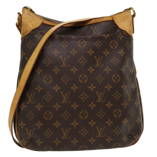 LOUIS VUITTON Monogram Odeon MM Shoulder Bag M56389 LV Auth 36806