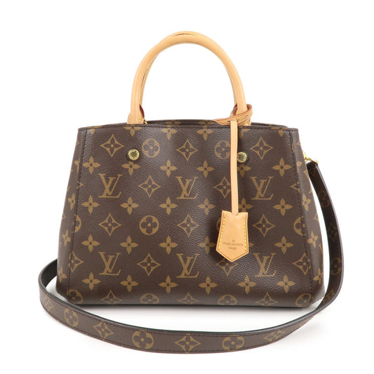 Louis Vuitton Monogram Montaigne BB 2Way Bag Hand Bag M41055