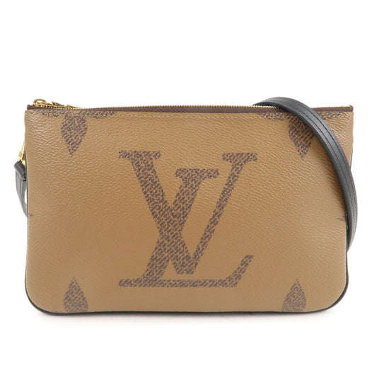 Louis Vuitton Monogram Reverse Pochette Double Zip 2Way Bag