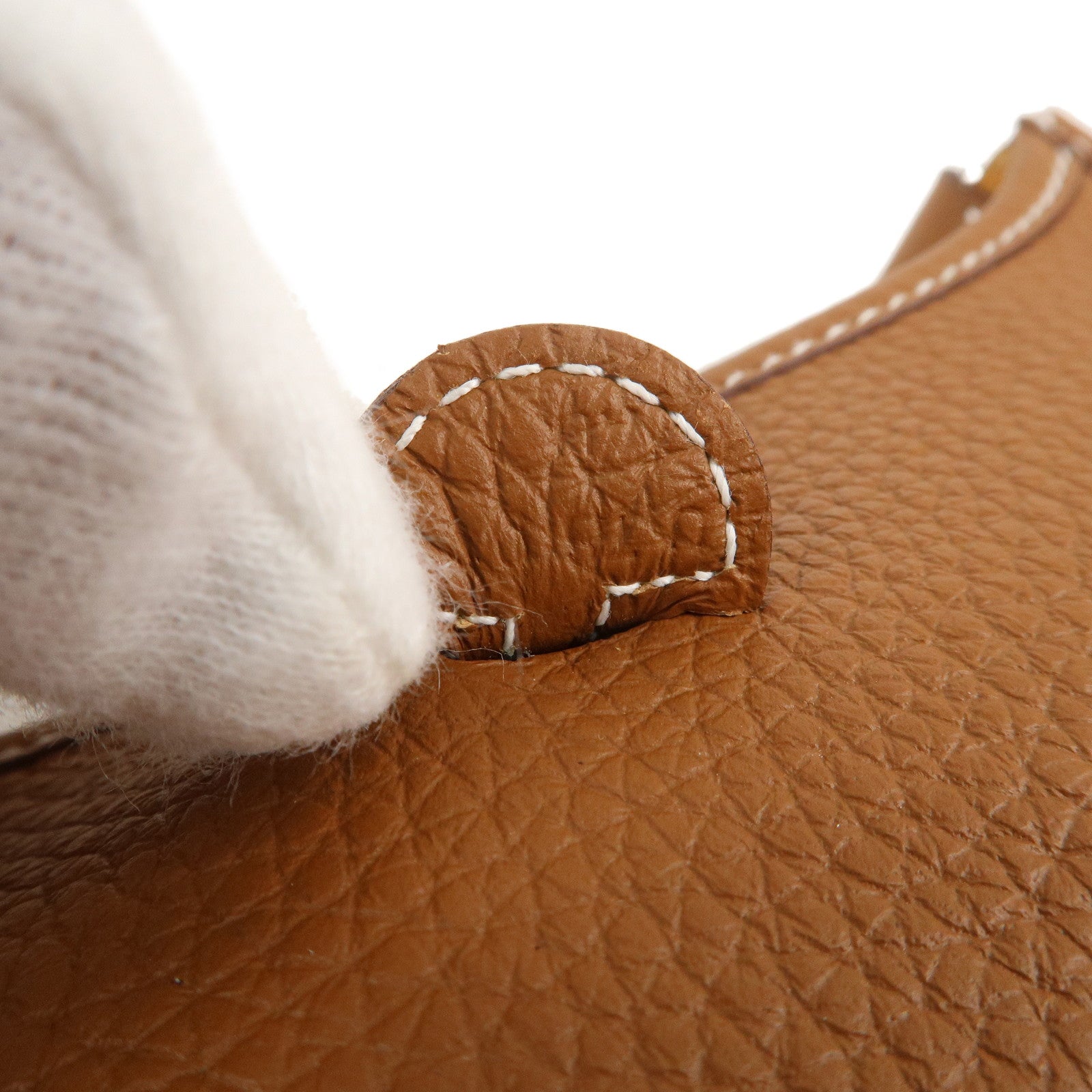 Luxury Hermes Taurillon Clemence Evelyne TPM Amazon Shoulder Bag
