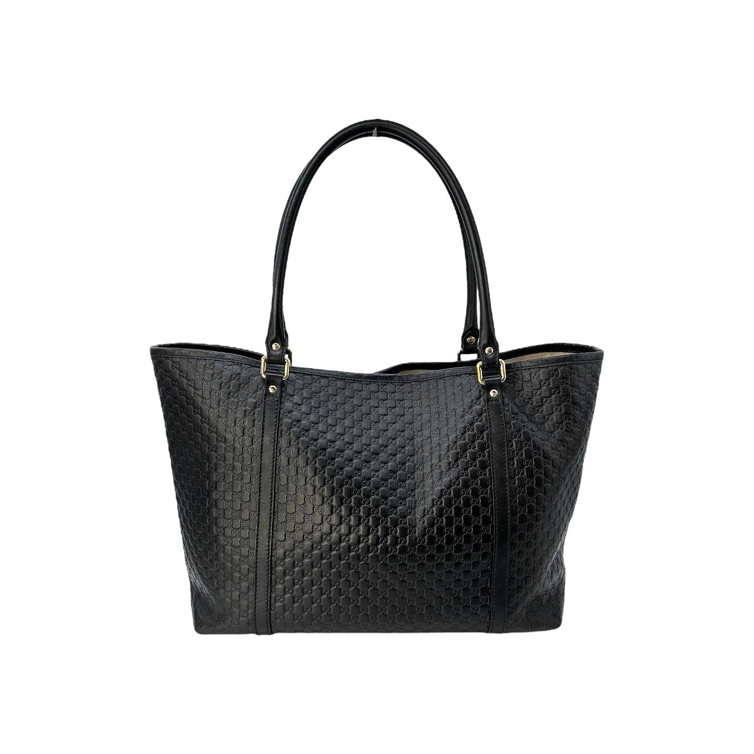 Gucci Leather Canvas Tote