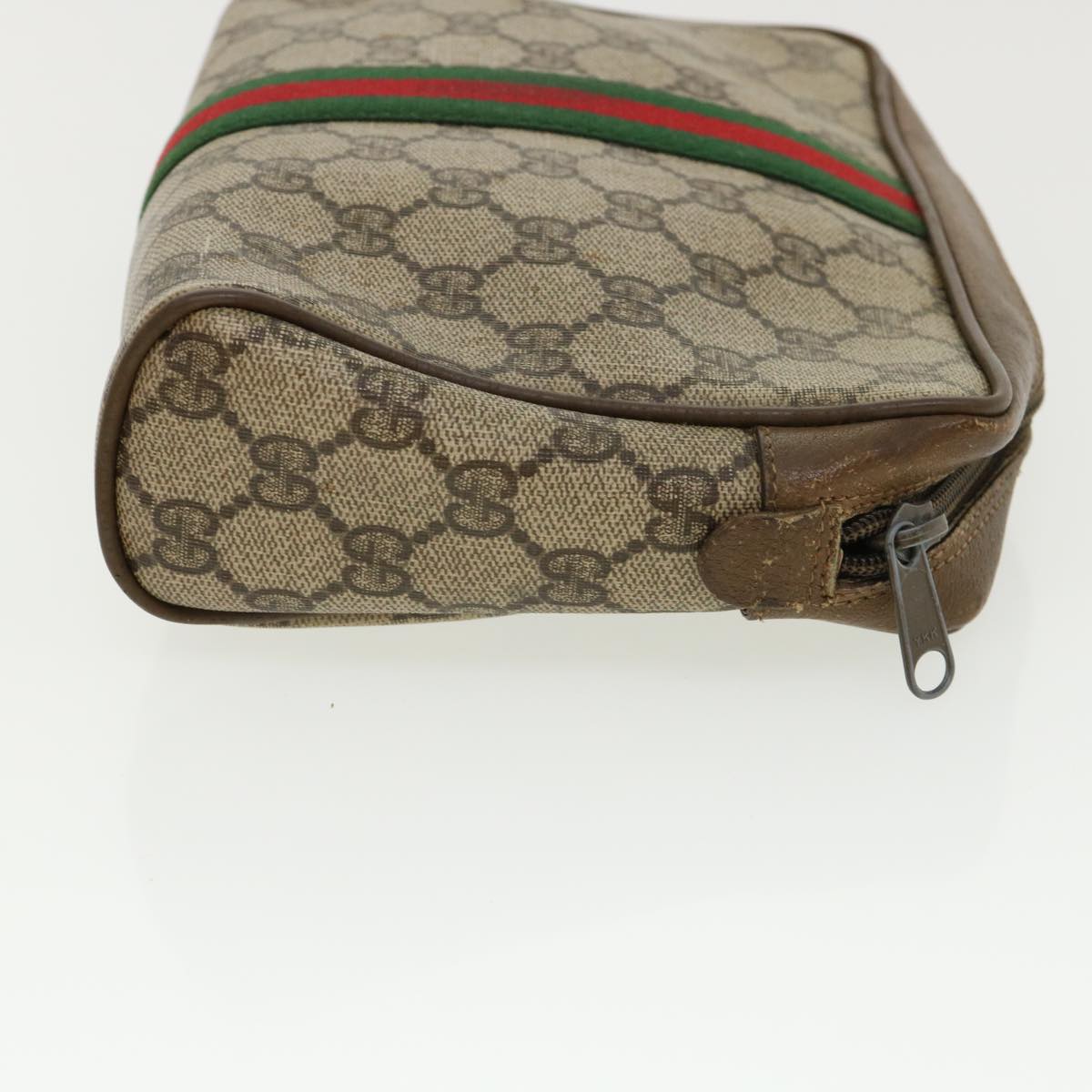 Gucci Leather Canvas Clutch