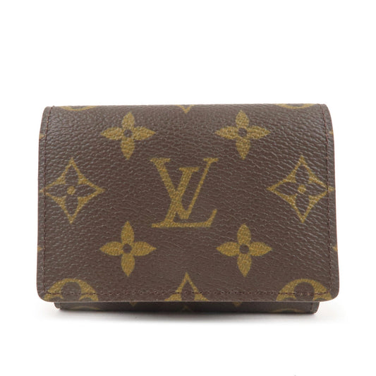 Louis Vuitton Monogram Enveloppe Carte de Visite Card Case M62920