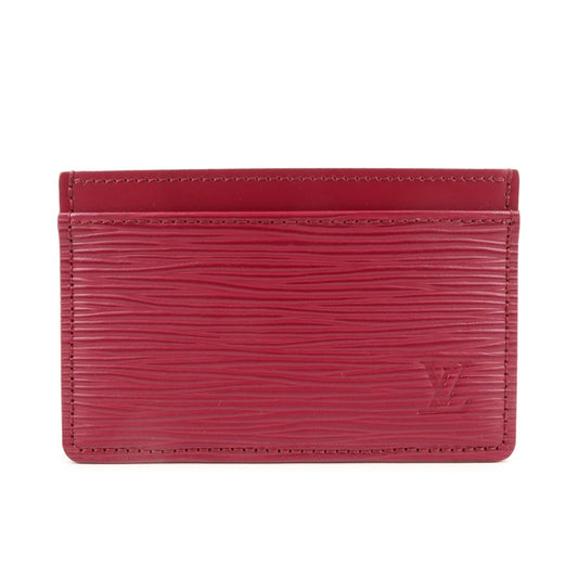 Louis Vuitton Epi Port Carte Sample Card Case Fuchsia M60327
