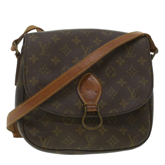 LOUIS VUITTON Monogram Saint Cloud GM Shoulder Bag M51242 LV Auth 37264