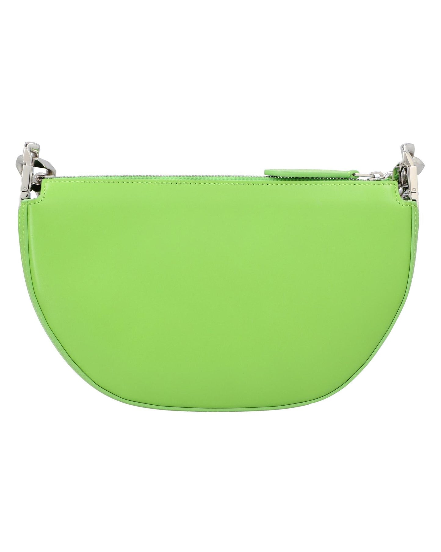 Burberry Lola HalfMoon Chain Bag Women Green | Green Shoulder Bags
