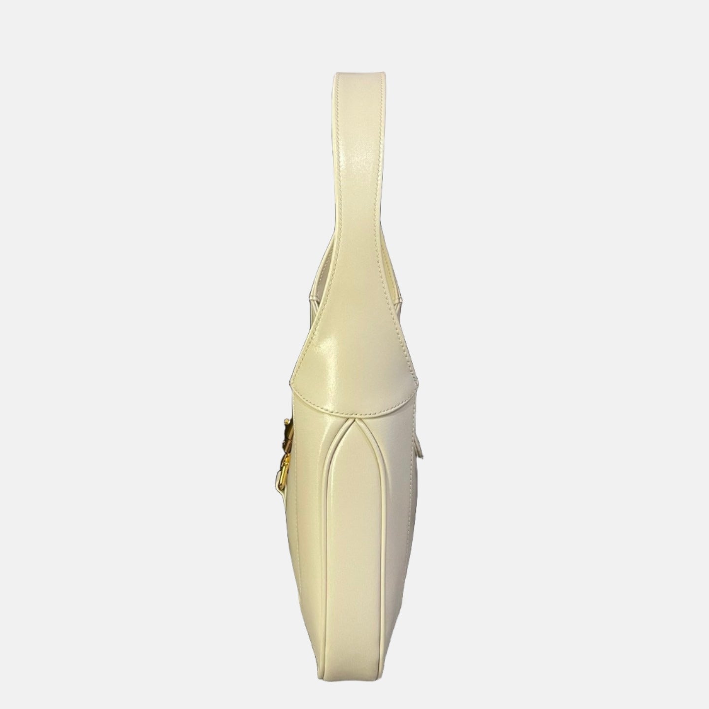 Gucci Jackie 1961 White Leather Bag Small Missing Strap