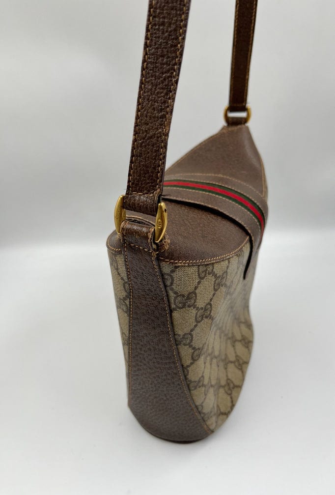 Gucci Leather Canvas Crossbody Style 4