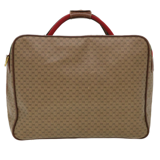 Gucci Leather Canvas Handbag