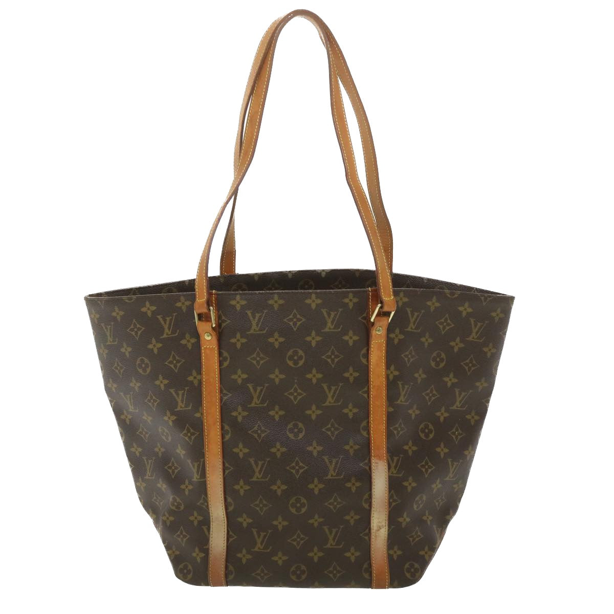 LOUIS VUITTON Monogram Sac Shopping Tote Bag M51108 LV 38685