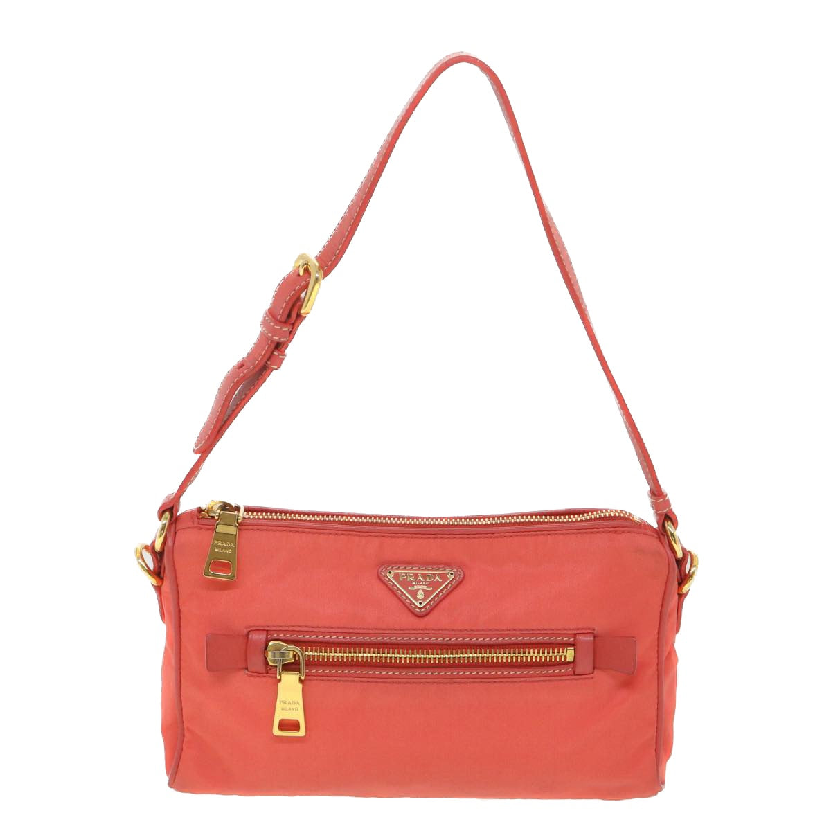 Prada Shoulder Bag Nylon Orange