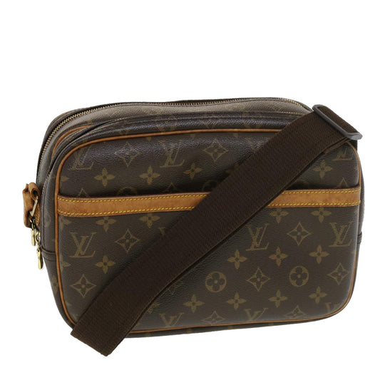 LOUIS VUITTON Monogram Reporter PM Shoulder Bag M45254 LV 38872