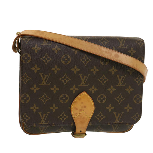 LOUIS VUITTON Monogram Cartouchiere GM Shoulder Bag M51252 LV 38995